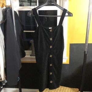 Black strap dress size xxl 2X 2xl corduroy like look